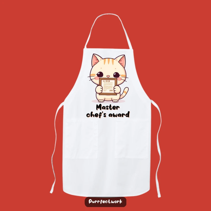 Funny Cat Chef Apron: Cook with Pride - Perfect Kitchen Gift!