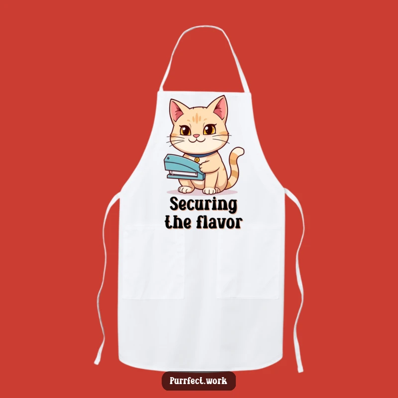 Funny Determined Cat Chef Apron - Hilarious Kitchen Wear for the Boss Cook