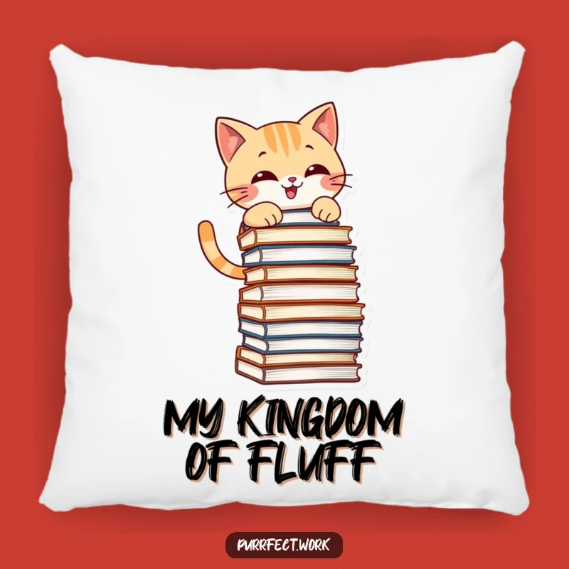 Funny Mischief Cat Pillow - File Climbing Feline Comfort