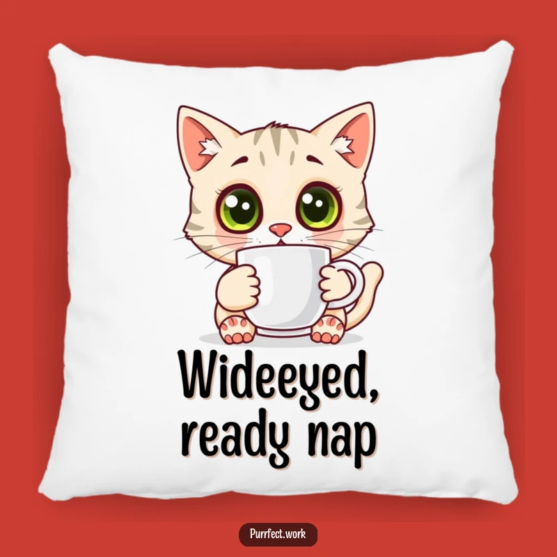 Funny Surprised Cat Pillow: Cozy Comfort with a Hilarious Expressive Design