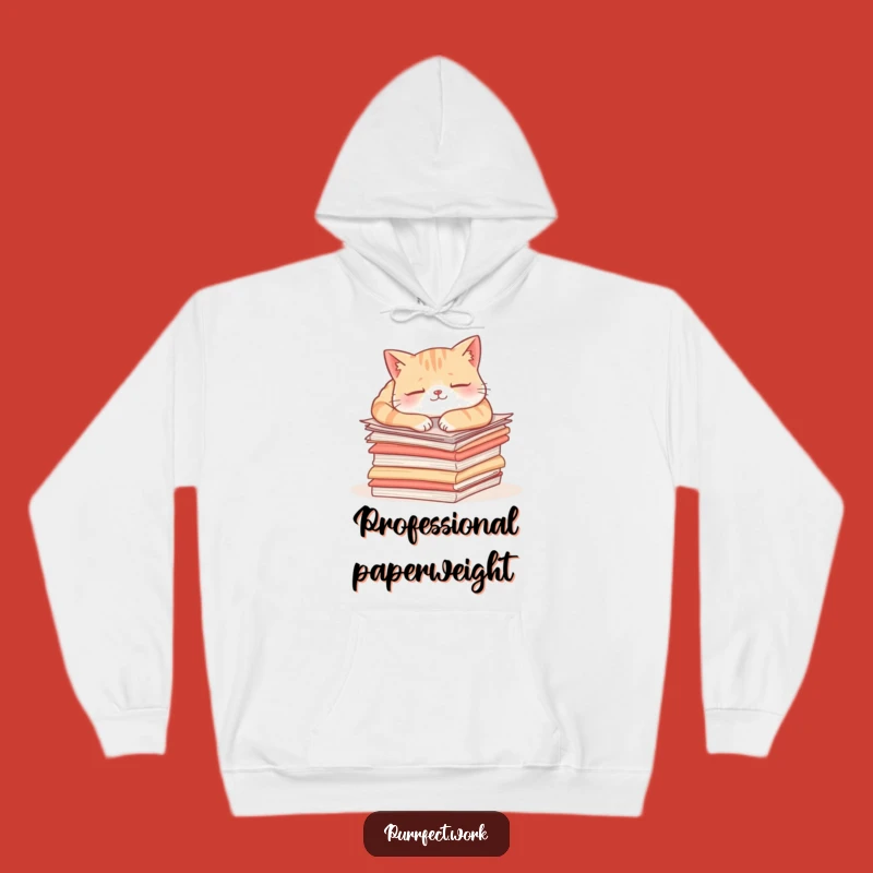 Funny Content Cat Hoodie: Cozy Up with This Hilarious Napping Feline