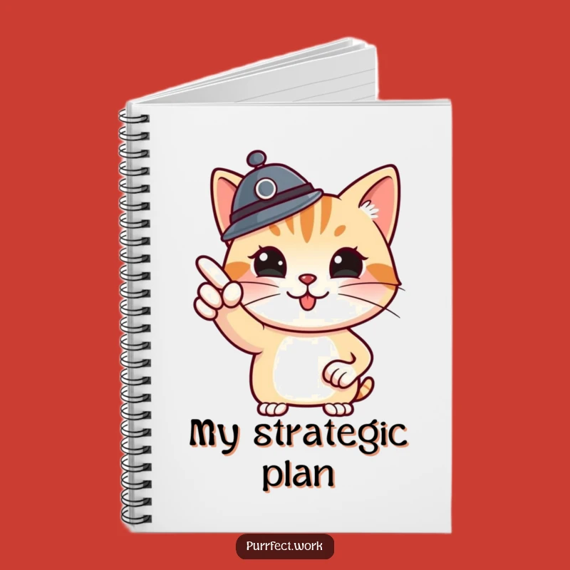 Funny Boss Cat Notebook: Jot Down Your Big Ideas with Feline Precision