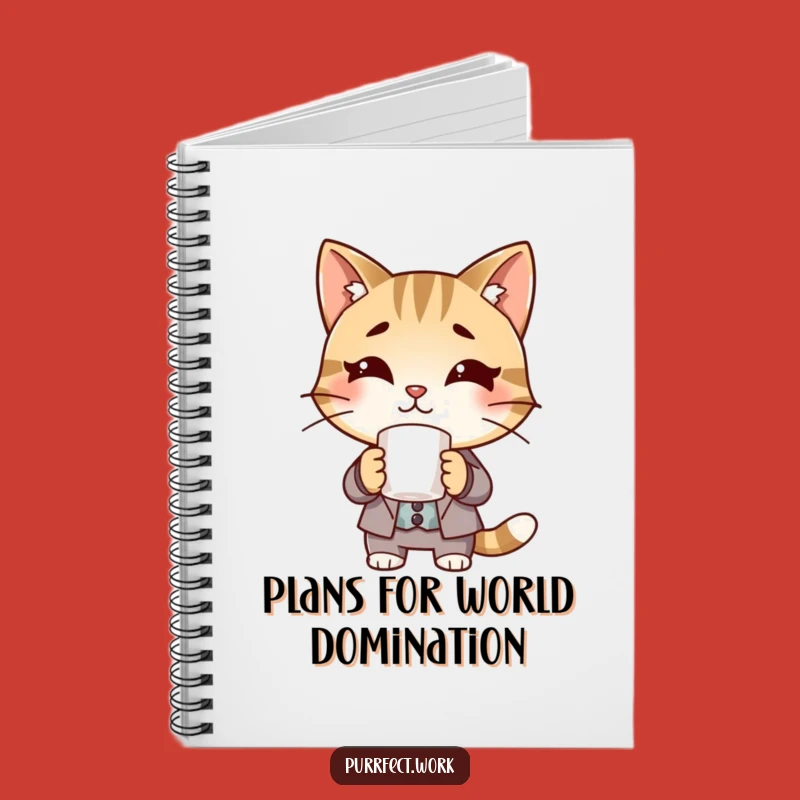 Funny Boss Cat Notebook: Journal Your Business Ideas with a Dapper Feline, Great Funny Gift!