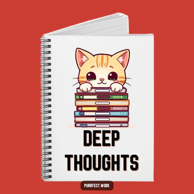 Funny Cat Office Files Notebook: Jot Down Your Suspicions