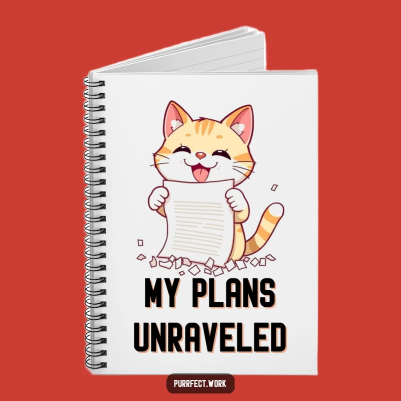 Funny Cat Shredding Notebook: Jot Down Your Wild Ideas - A Hilarious Gift!