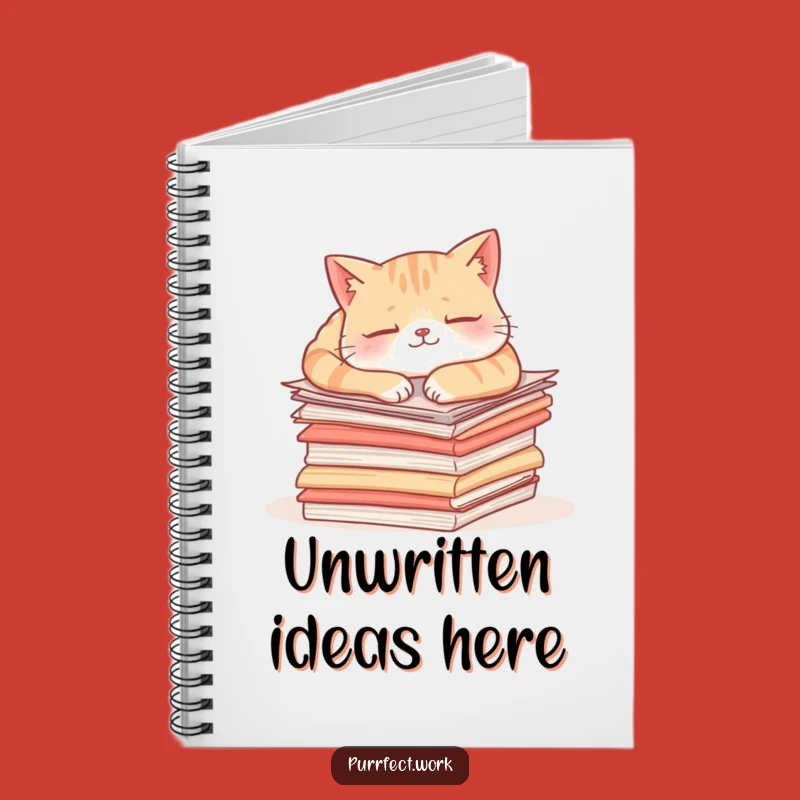 Funny Content Cat Notebook: Jot Down Ideas with This Hilarious Companion