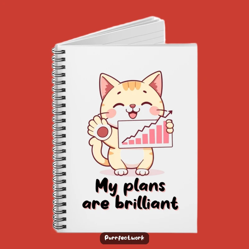 Funny Proud Cat Notebook: Success Journal, Hilarious Diary for Goal Setters