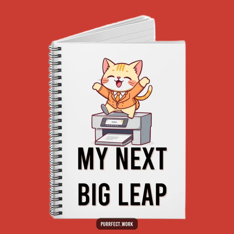 Funny Cat Suit Printer Notebook: Hilarious Journal for Ambitious Notes