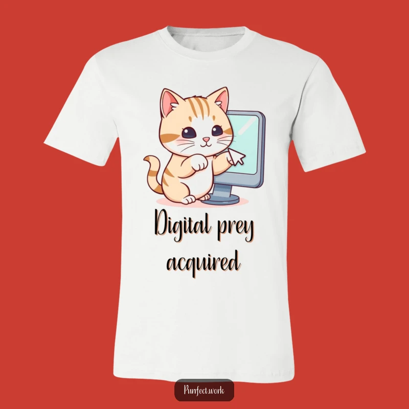 Funny Cat Paws Cursor T-Shirt: Your New Favorite Hilarious Tech Tee