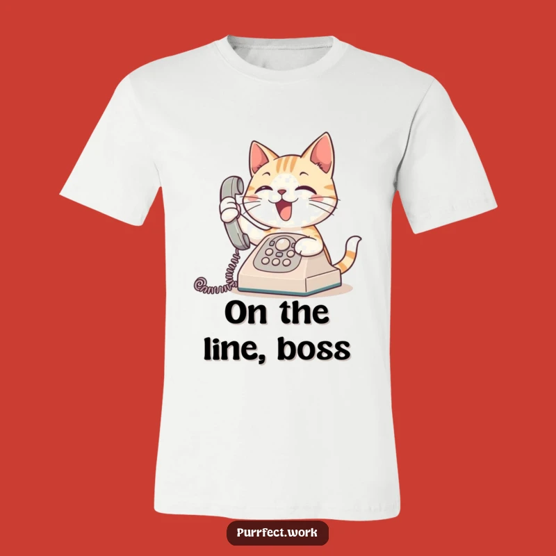 Funny Chatty Cat T-Shirt: Humorous Apparel for the Enthusiastic Communicator